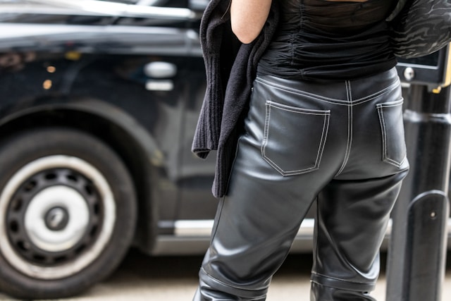 pantalon en cuir