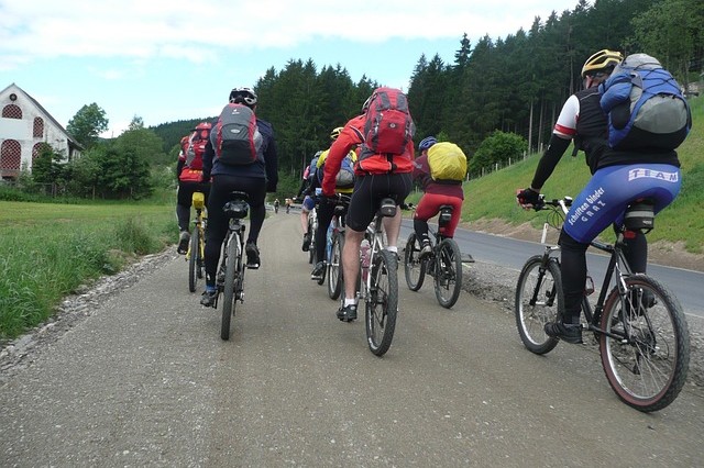 rouler en groupe