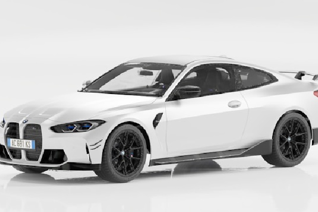 voiture statue passante